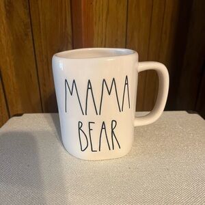 Rae Dunn White 'Mama Bear' Mug